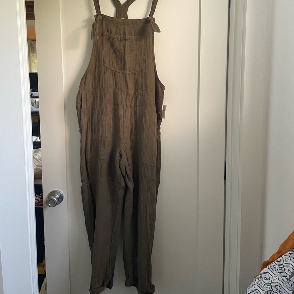 Aerie green jumpsuit/overalls